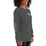 Rare Is Who We Are Zebra Long sleeve t-shirt