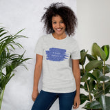 Christmas Cure Splat/Blue Short-Sleeve Unisex T-Shirt