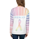 Professional Patient/Rainbow All Over Print Unisex Sweatshirt