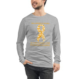 Spooky Multiple Sclerosis Halloween Unisex Long Sleeve Tee