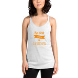 Best Cure Is Awareness/Multiple Sclerosis Women's Racerback Tank