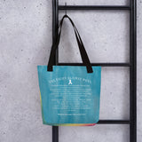October Dysautonomia Awareness Month/POTS Facts Tote bag