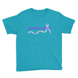 Awareness Starts Here/Purple Youth Short Sleeve T-Shirt