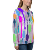 Spoonie Heart Bokeh All Over Print Unisex Sweatshirt