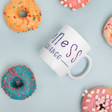 Awareness Creates Change Sparkle Print Mug