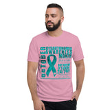 October Dysautonomia Awareness/WARRIOR Print Short-Sleeve T-Shirt