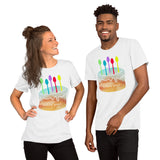 Birthday Spoonie Cake Short-Sleeve Unisex T-Shirt