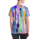 Spoonie Heart Bokeh All Over Print Women's T-shirt