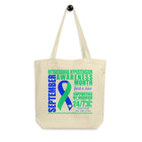 September Intracranial Hypertension Awareness Month/SUPPORTER Eco Tote Bag
