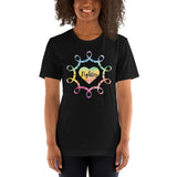 Fighter Awareness Watercolor Ribbons Short-Sleeve Unisex T-Shirt