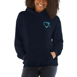 October Dysautonomia Awareness Month/WARRIOR Marble Print Unisex Hoodie