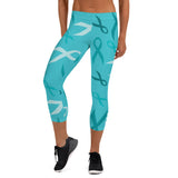 Dysautonomia Warrior Ribbon Capri Leggings
