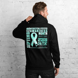 September Interstitial Cystitis Awareness/SUPPORTER Marble Print Unisex Hoodie
