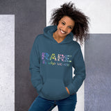 Rare It's Who We Are Rainbow Stripes Unisex Hoodie