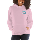 October Dysautonomia Awareness Month/WARRIOR Marble Print Unisex Hoodie