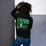 August Gastroparesis Awareness Month/WARRIOR Marble Print Unisex Hoodie