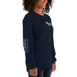 Rare Is Who We Are Zebra Long sleeve t-shirt
