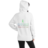 Two Sided I Am What A Person With An Invisible Illness Looks Like/Green Ribbon Unisex Hoodie