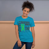 Two Sided Facts/August Gastroparesis Awareness Month Short-Sleeve Unisex T-Shirt