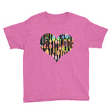 Painted Spoons Print Youth Short Sleeve T-Shirt