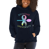 Spoonie University Nap Champ Rainbow Watercolor Print Unisex Hoodie