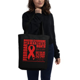 February Marfan Syndrome Awareness Month/WARRIOR Eco Tote Bag