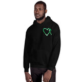 August Gastroparesis Awareness Month/SUPPORTER Marble Print Unisex Hoodie