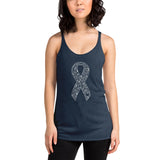 Whimsy Ribbon Women's Racerback Tank