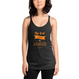Best Cure Is Awareness/CRPS/RSD Women's Racerback Tank