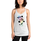 Zebra Paint Women's Racerback Tank