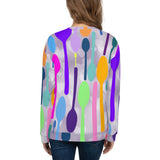 Spoonie Heart Bokeh All Over Print Unisex Sweatshirt