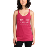 I Nap Harder Than You Party Women's Racerback Tank