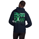August Gastroparesis Awareness Month/SUPPORTER Marble Print Unisex Hoodie