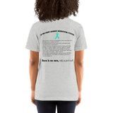 Two Sided Facts/September Interstitial Cystitis Awareness Month Short-Sleeve Unisex T-Shirt