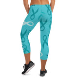 Dysautonomia Warrior Ribbon Capri Leggings