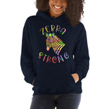 Zebra Strong Painted Print Unisex Hoodie