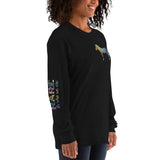 Rare Is Who We Are Zebra Long sleeve t-shirt