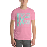 September Interstitial Cystitis Awareness/WARRIOR Tie Dye Print Short-Sleeve T-Shirt