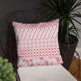 Ribbons on Ribbons/Red Basic Pillow