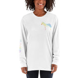 Rare Is Who We Are Zebra Long sleeve t-shirt