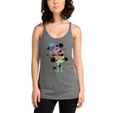Zebra Paint Women's Racerback Tank