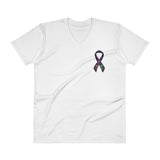 Two Sided Just Cure It Mandala V-Neck T-Shirt