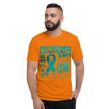 October Dysautonomia Awareness/WARRIOR Print Short-Sleeve T-Shirt