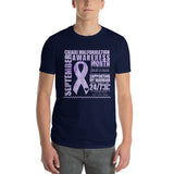 September Chiari Awareness/SUPPORTER Tie Dye Print Short-Sleeve T-Shirt
