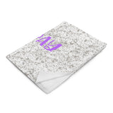Rare Disease Day Zebra 2020 Throw Blanket
