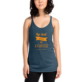 Best Cure Is Awareness/Multiple Sclerosis Women's Racerback Tank