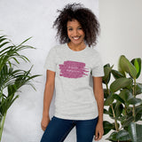 Christmas Cure Splat/Pink Short-Sleeve Unisex T-Shirt