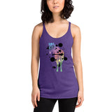 Zebra Paint Women's Racerback Tank