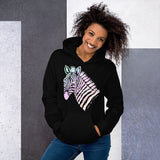 Fight Like A Zebra Rainbow Zentangle Unisex Hoodie