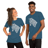 Fight Like A Zebra Zentangle Short-Sleeve Unisex T-Shirt